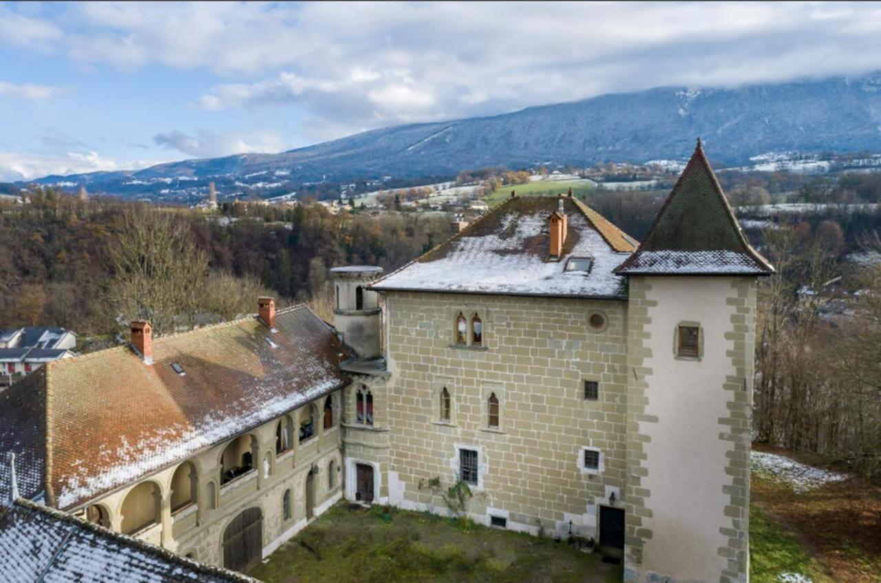 Chateau De Montpon - Grand Logement Leilighet Saint-Sylvestre  Eksteriør bilde